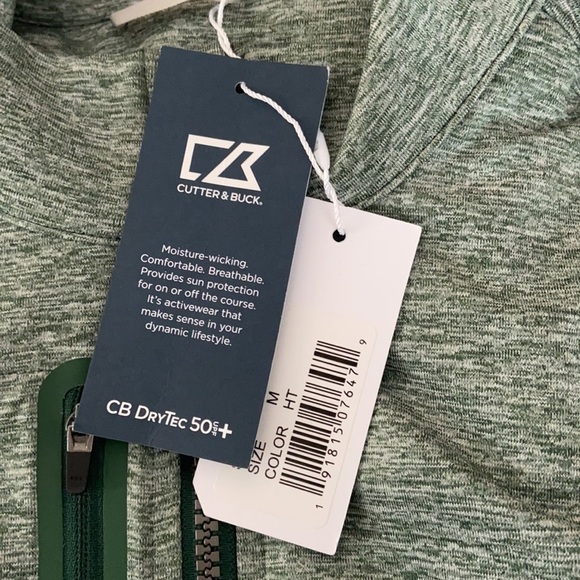 Cutter and Buck new with tags stealth half zip - Picture 11 of 11